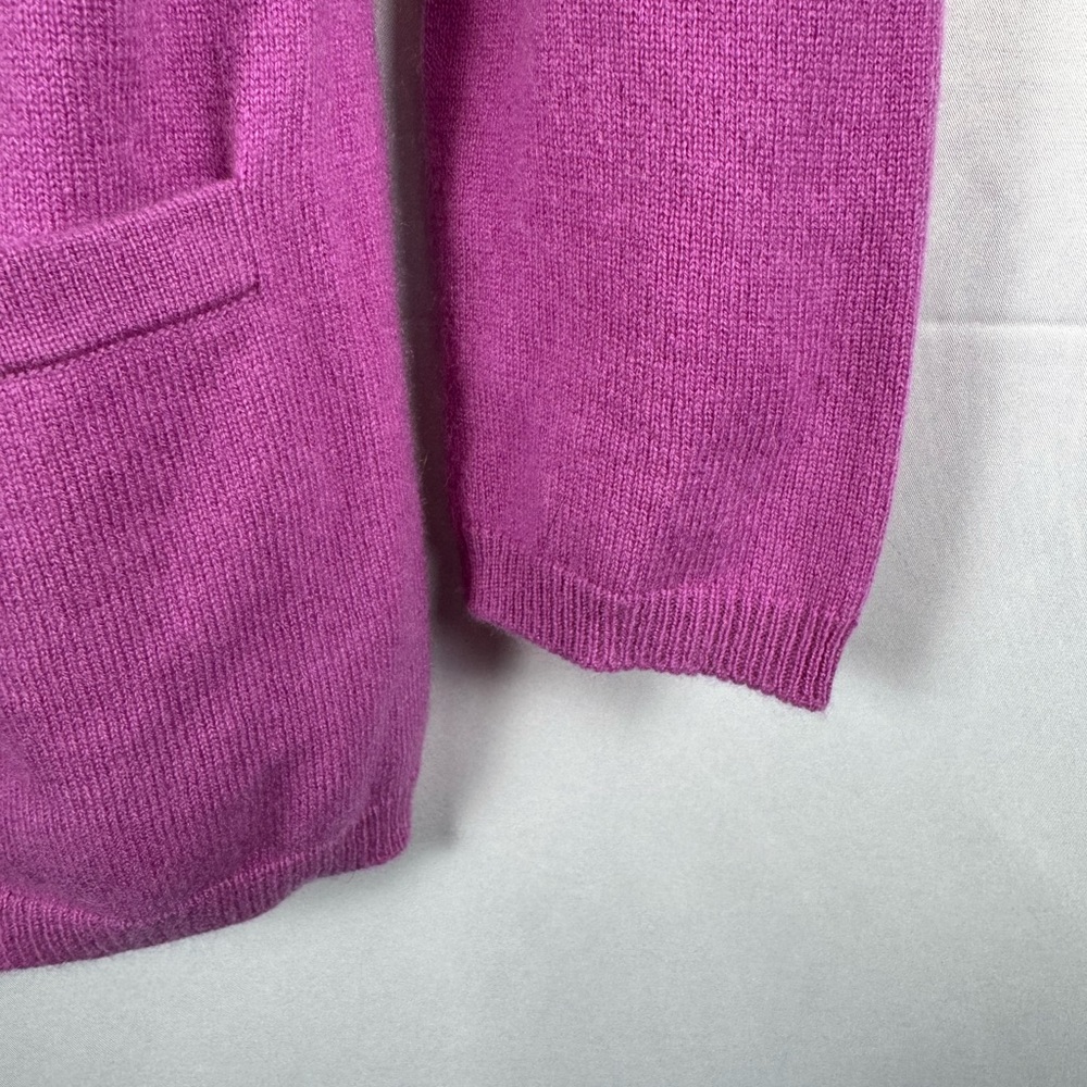 Talbots Pink Button-Front V-Neck Cardigan - Picture 4 of 10